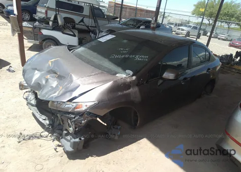 2013 Honda Civic Sdn Lx из США, поврежденный, VIN AZ378078